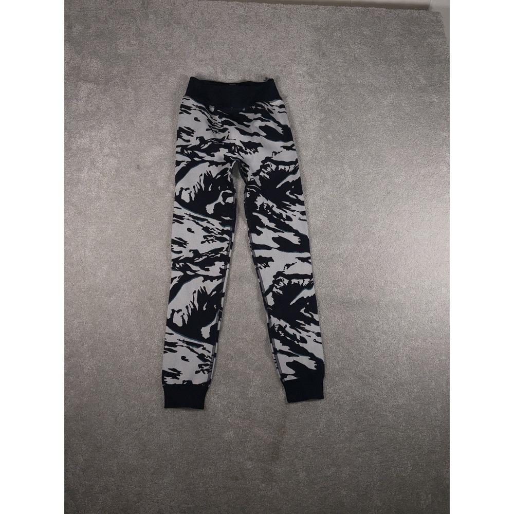 sweaty betty peaks ski base layer leggings blue peaks jacquard Size 6/s NWT